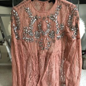 Forever 21 sequins lace top